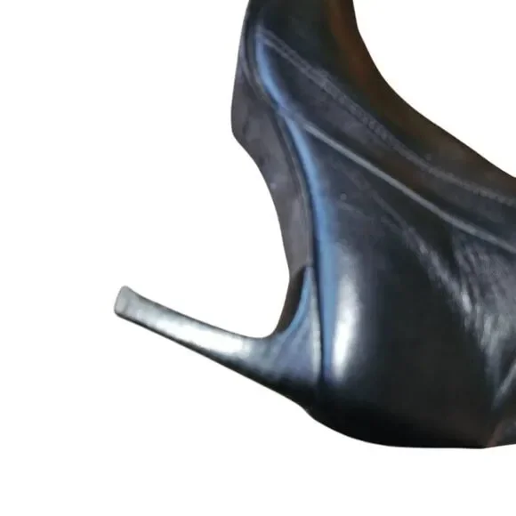 Elegant Black Ankle Boots - Picture 9 of 13